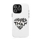 Happier Heart Lettering Tough Magnetic Case