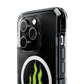 Green Flame Icon Magnetic Clear Impact Case