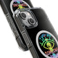 Rainbow Lunar Phases Magnetic Clear Impact case