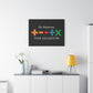 Matte Stretched Canvas, 1.25" Depth – Ed Sheeran Black Edition