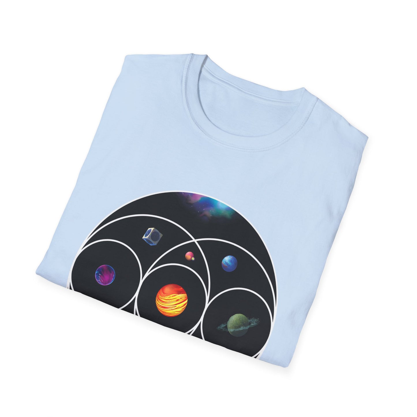 Unisex Softstyle T-Shirt Inspired by Coldplay’s Illustration Concept