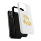 Golden Brush Script Tough Magnetic Case