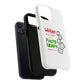 White Paw Print Tough Magnetic case