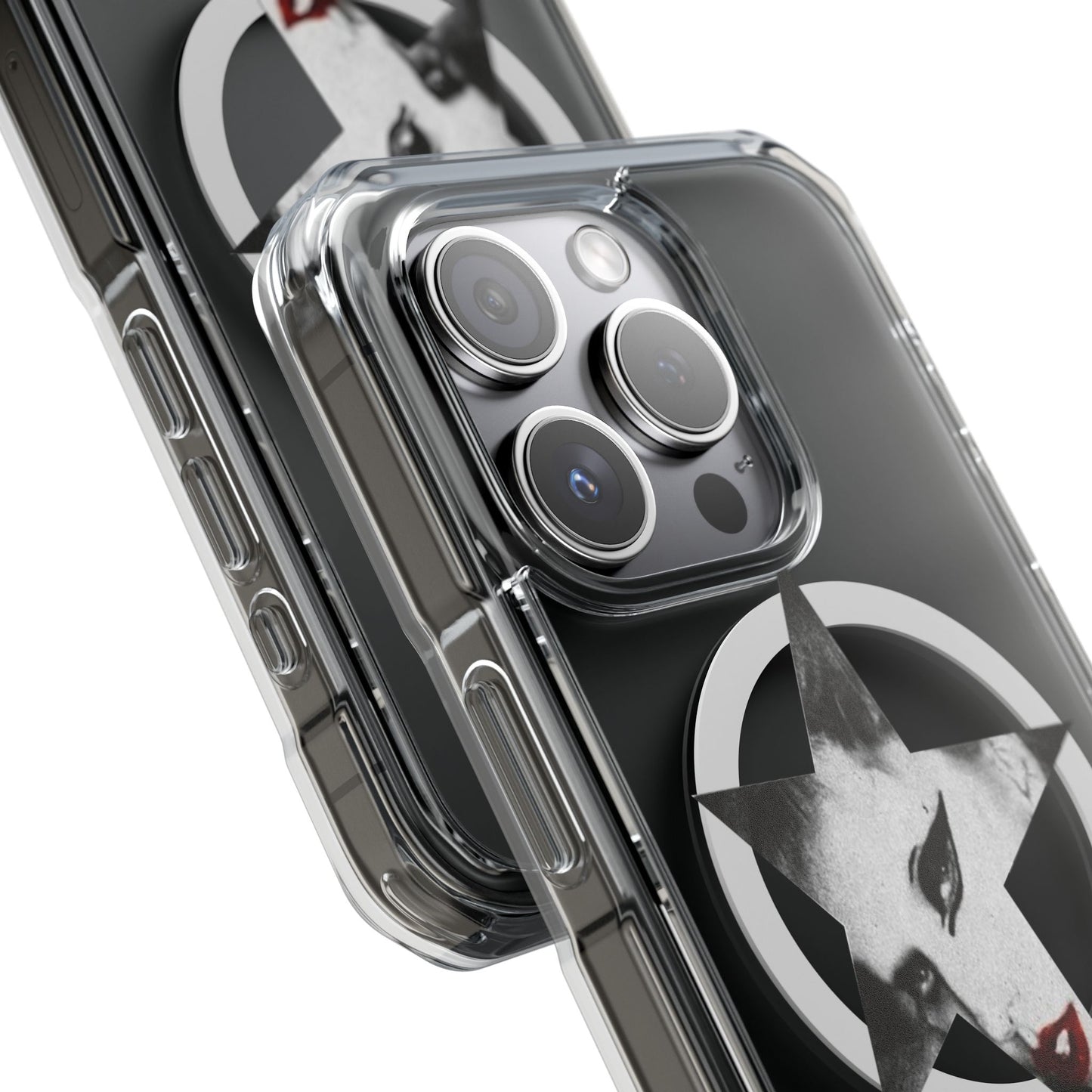 Born This Way Star Face Magnetic clear case
