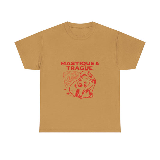 Fierce Femme in Red Unisex Heavy cotton tee