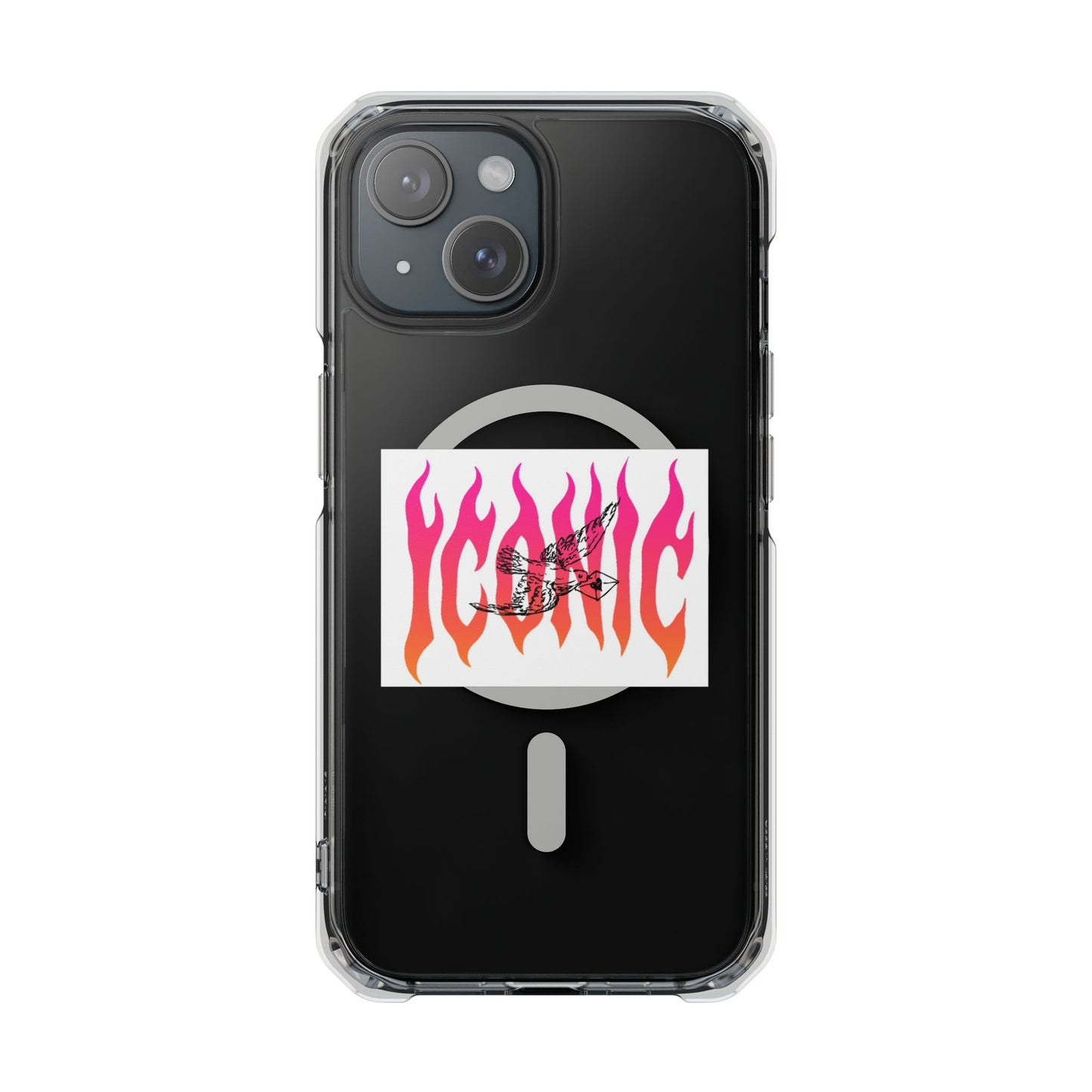 Flame Flight Iconic Magnetic clear Impact case