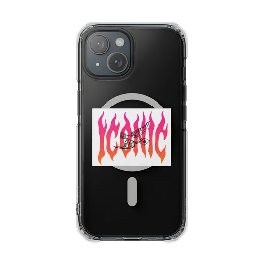 Flame Flight Iconic Magnetic clear Impact case