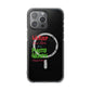 White Paw Print Magnetic Clear Impact Case