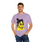 Neon Mood Portrait Unisex Dyed T-shirt