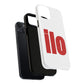 ILO Bold Red Block Tough Magnetic Case