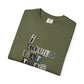 Mixed Message Collage Unisex Dyed T-shirt