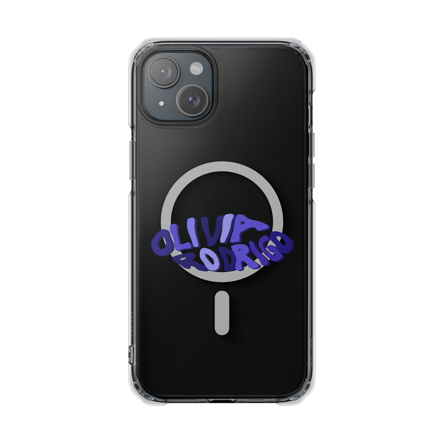 Olivia Rodrigo Wavy Text Magnetic Clear Impact Case
