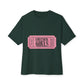 Lovesick Girls Ticket – Oversized Boxy Tee