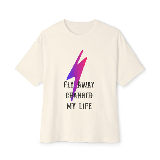 Power Surge Bolt Unisex Oversized Boxy tee