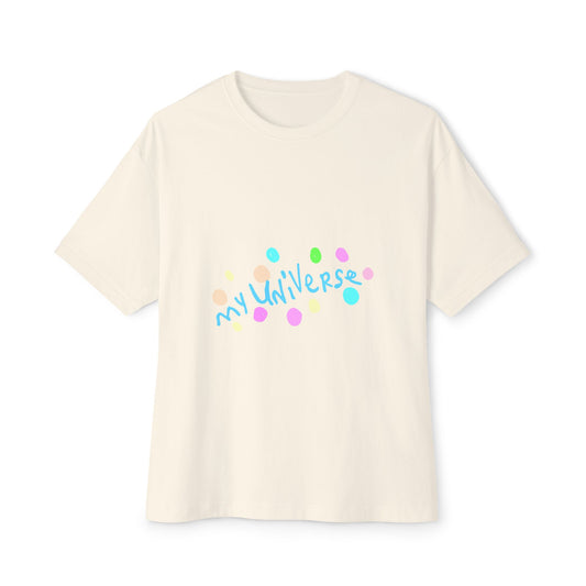 Pastel Universe Unisex Oversized Boxy Tee