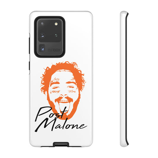 Tough Samsung Case (S20–S25) – Post Malone Name Design with Picture