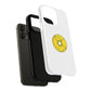 Minimalist Black Disc Outline Tough Magnetic Case