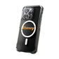 Orange Lightning Text Logo Magnetic Impact Case