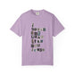 Mixed Message Collage Unisex Dyed T-shirt