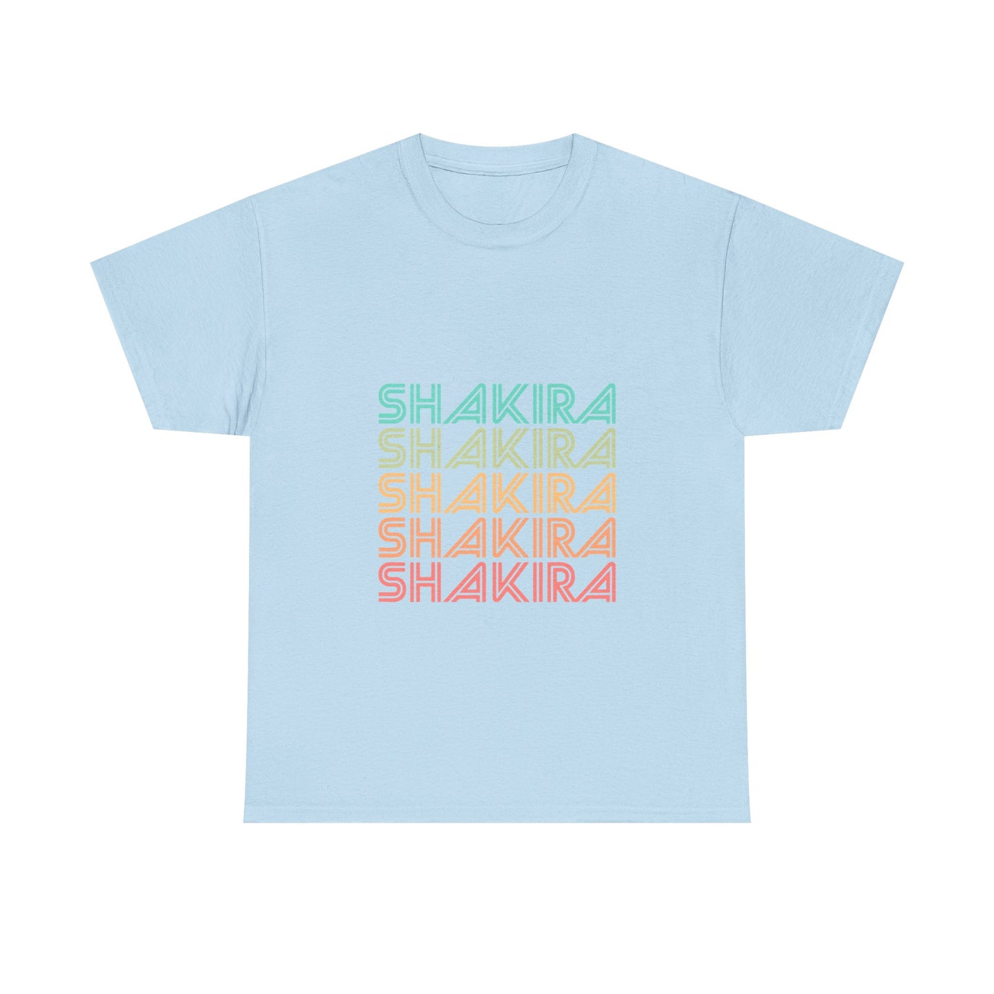 Retro Pop Lines Unisex Heavy cotton tee