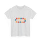 Retro Floral Groove Unisex Heavy cotton tee