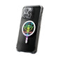 Rainbow Lunar Phases Magnetic Clear Impact case