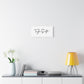 Pop Muse Silhouette Matte Canvas