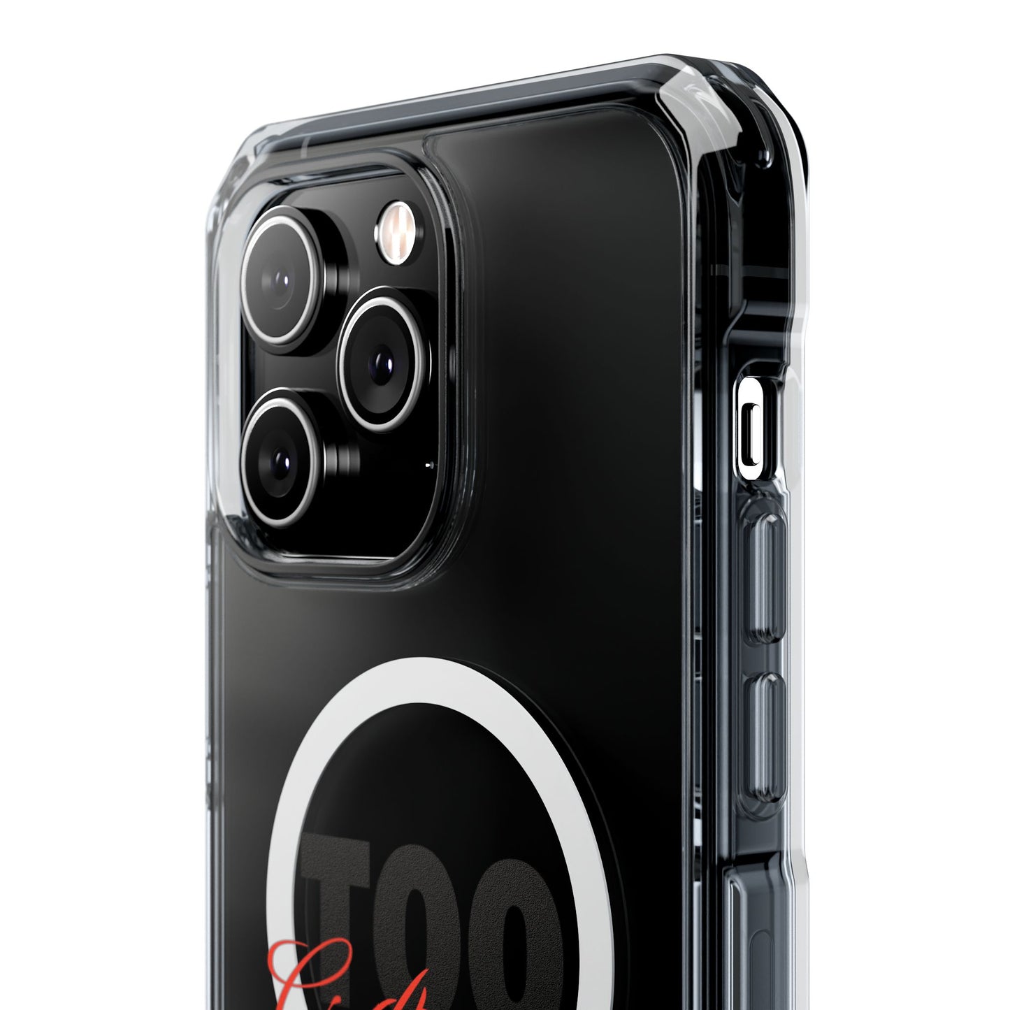 Signature Flame Script Magnetic Clear Impact Case