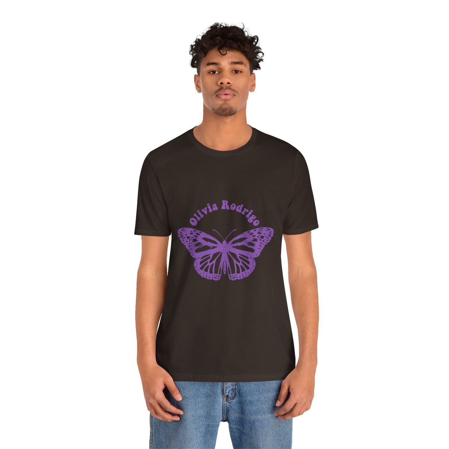 Olivia Rodrigo Unisex Jersey Short Sleeve Tee - With Butterfly