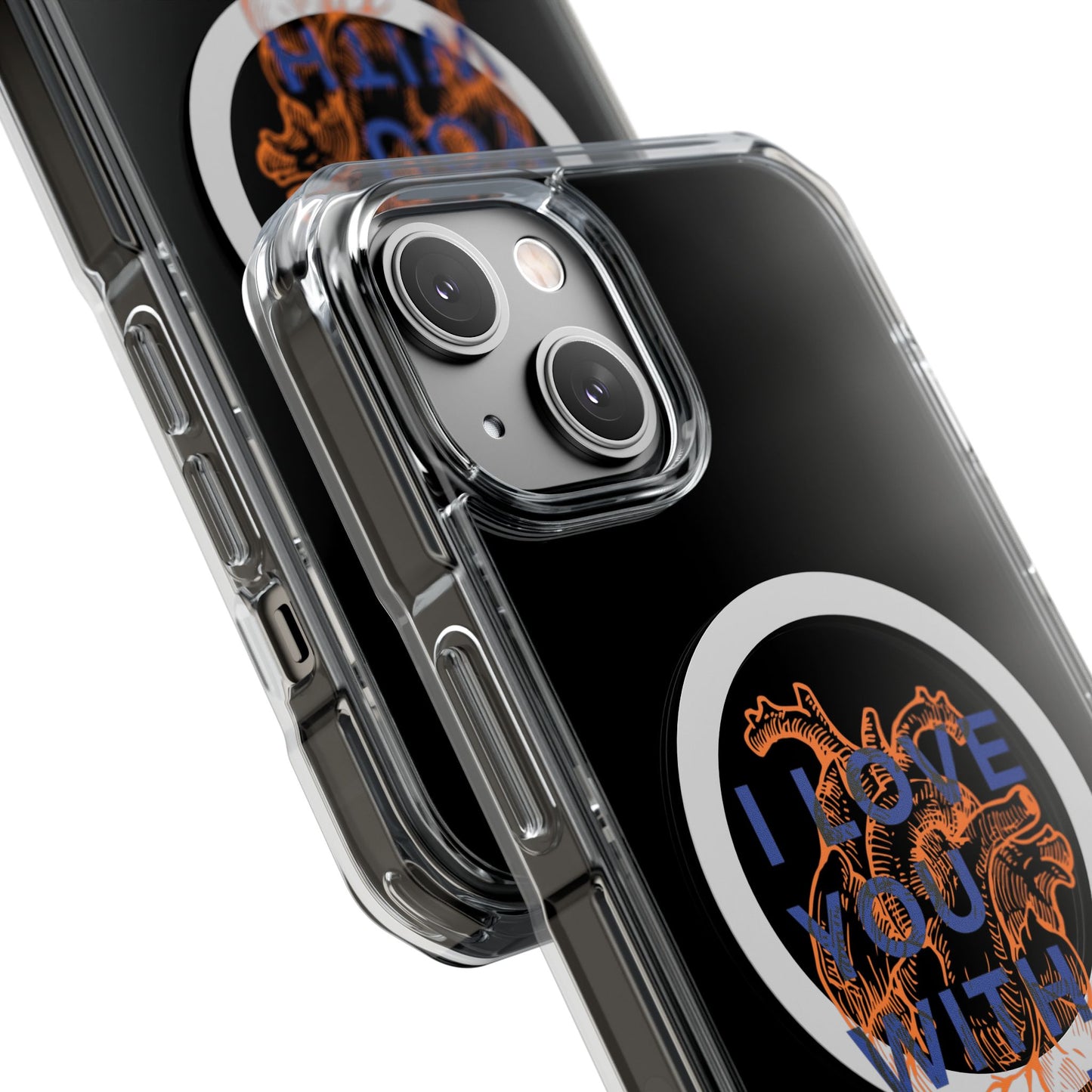 All My Heart Anatomical Art Magnetic Clear Impact case