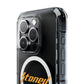 Orange Lightning Text Logo Magnetic Impact Case