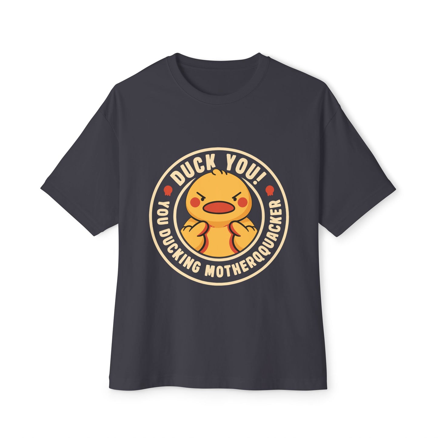 Oversized boxy Tee – Snazzy Duck Edition