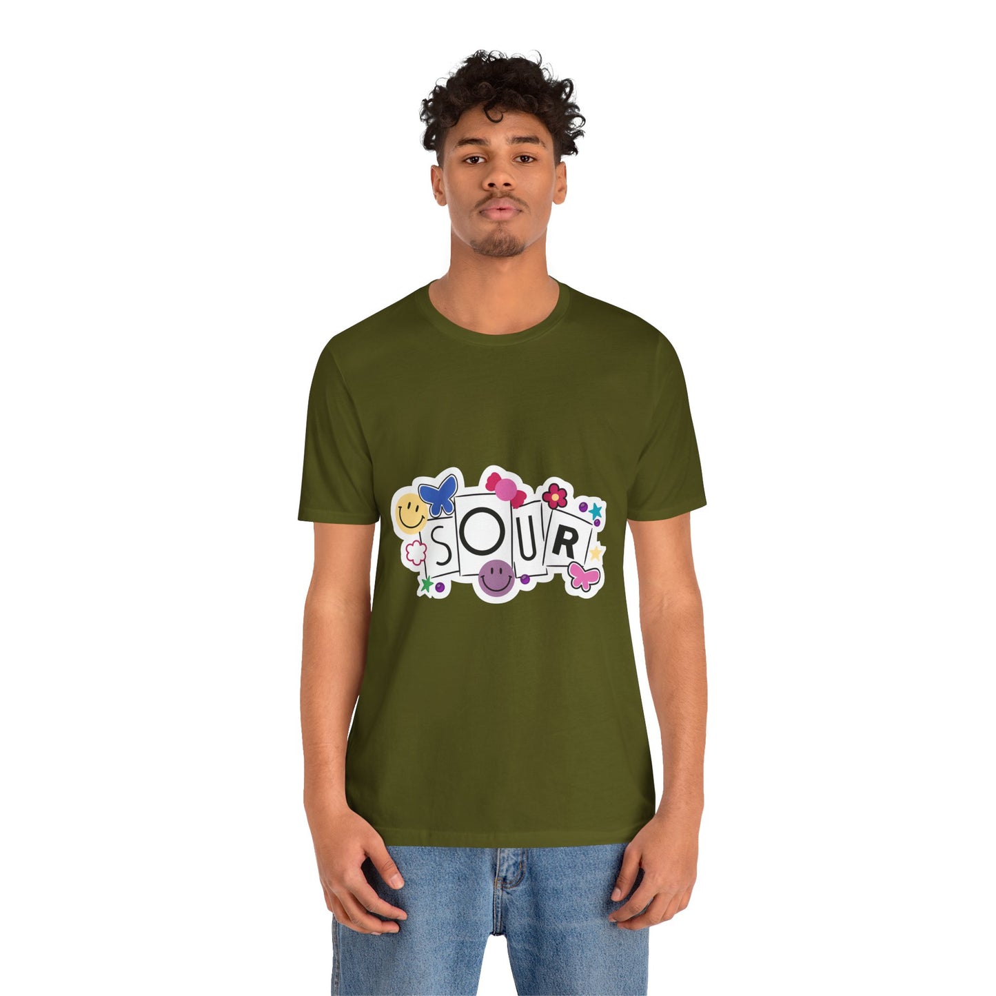 Olivia Rodrigo Unisex Jersey Short Sleeve Tee - Sour