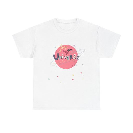 Pastel Planet & Universe Unisex Cotton Tee