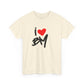 Sketch Love Groove Unisex Heavy cotton Tee