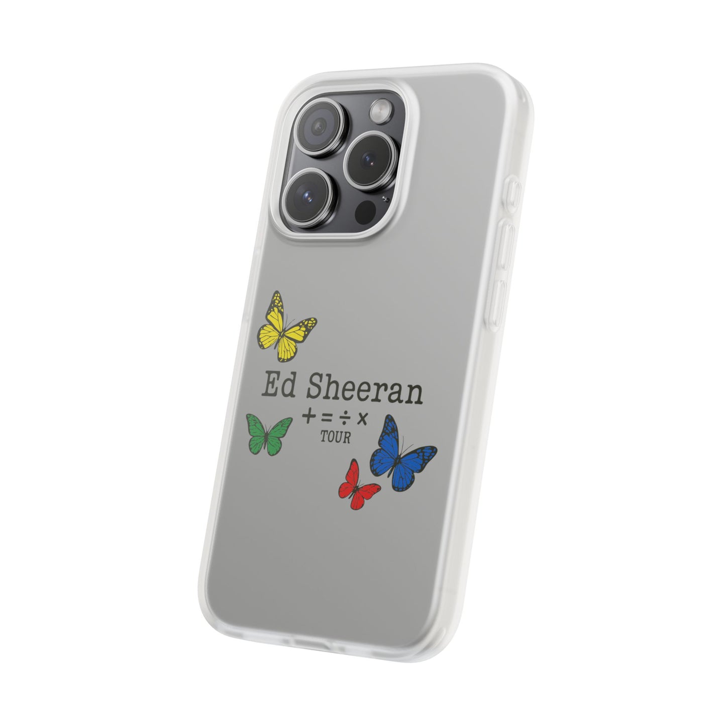 Flexi Case – Ed Sheeran butterfly edition (iPhone X–16 Pro Max)