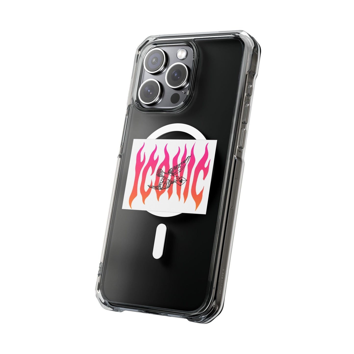 Flame Flight Iconic Magnetic clear Impact case