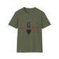 Dual Name Impact - Unisex Softstyle T-shirt