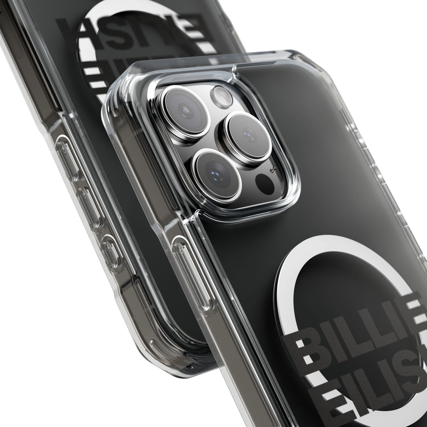 Stacked Glow Text Magnetic Clear Impact Case