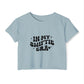 Retro Girl Power Women's Festival Crop Top