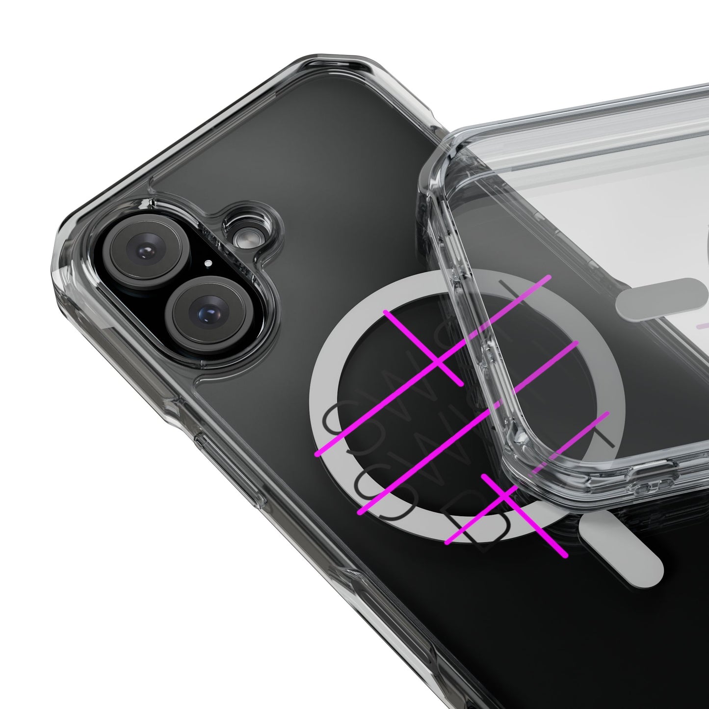 Bold Contrast Magnetic Clear Impact cases