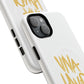 Golden Brush Script Tough Magnetic Case
