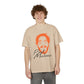 Unisex Garment-Dyed Drop-Shoulder T-Shirt – Post Malone Name Design with Picture