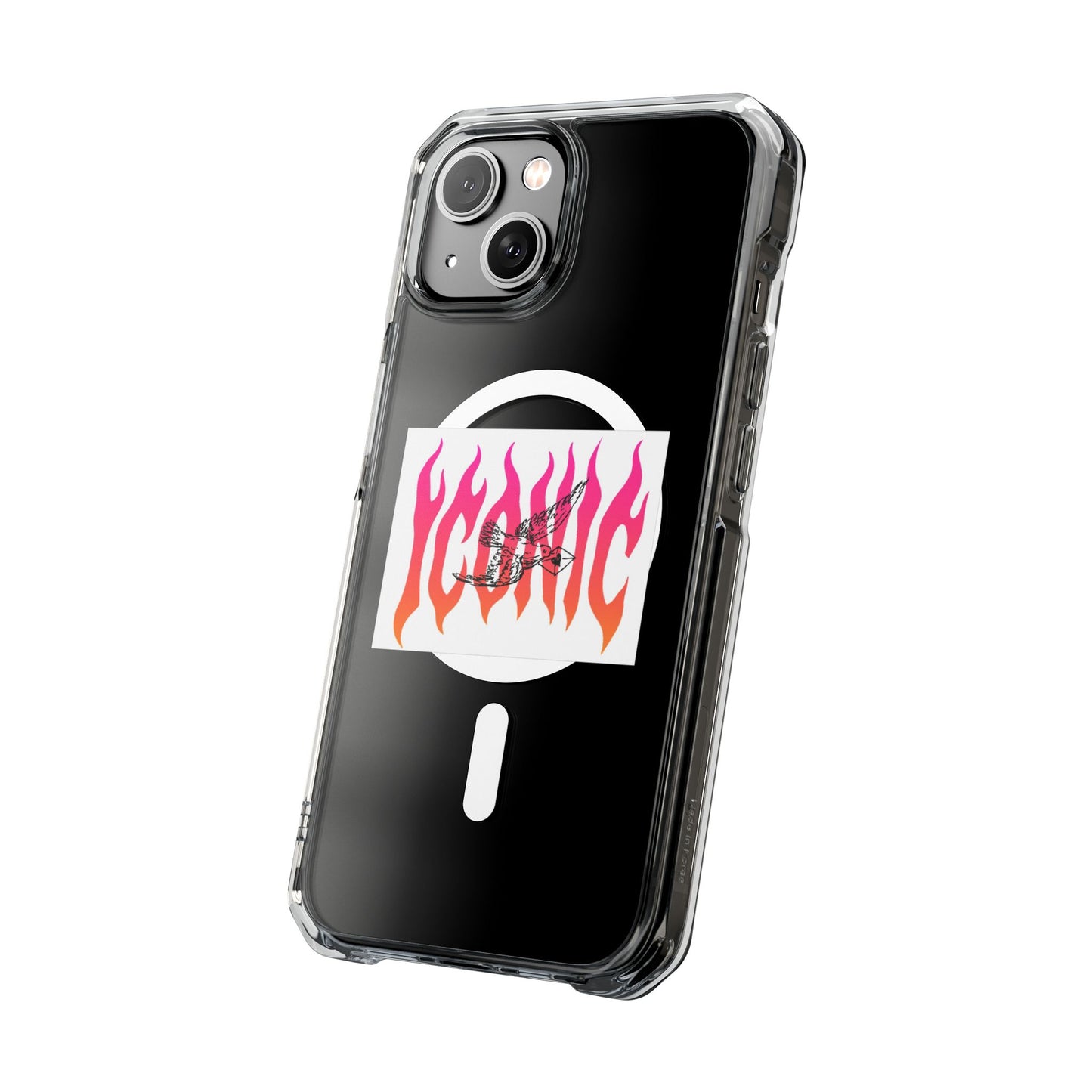 Flame Flight Iconic Magnetic clear Impact case