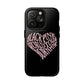 Iphone Born Pink Heart Typography - Tough Magnetic Phone Case