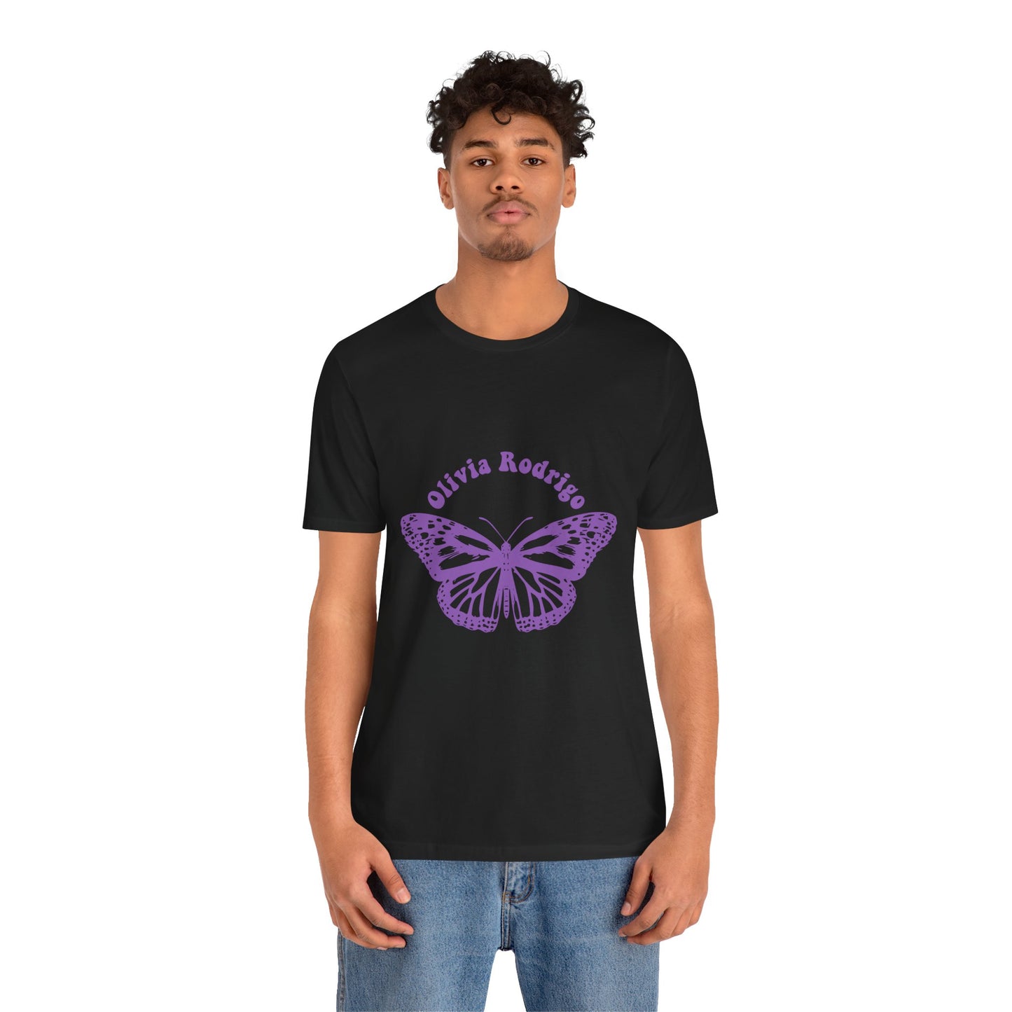 Olivia Rodrigo Unisex Jersey Short Sleeve Tee - With Butterfly