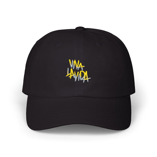 Golden Brush Script Classic dad cap