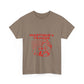 Fierce Femme in Red Unisex Heavy cotton tee