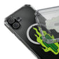 Green Flame Icon Magnetic Clear Impact Case