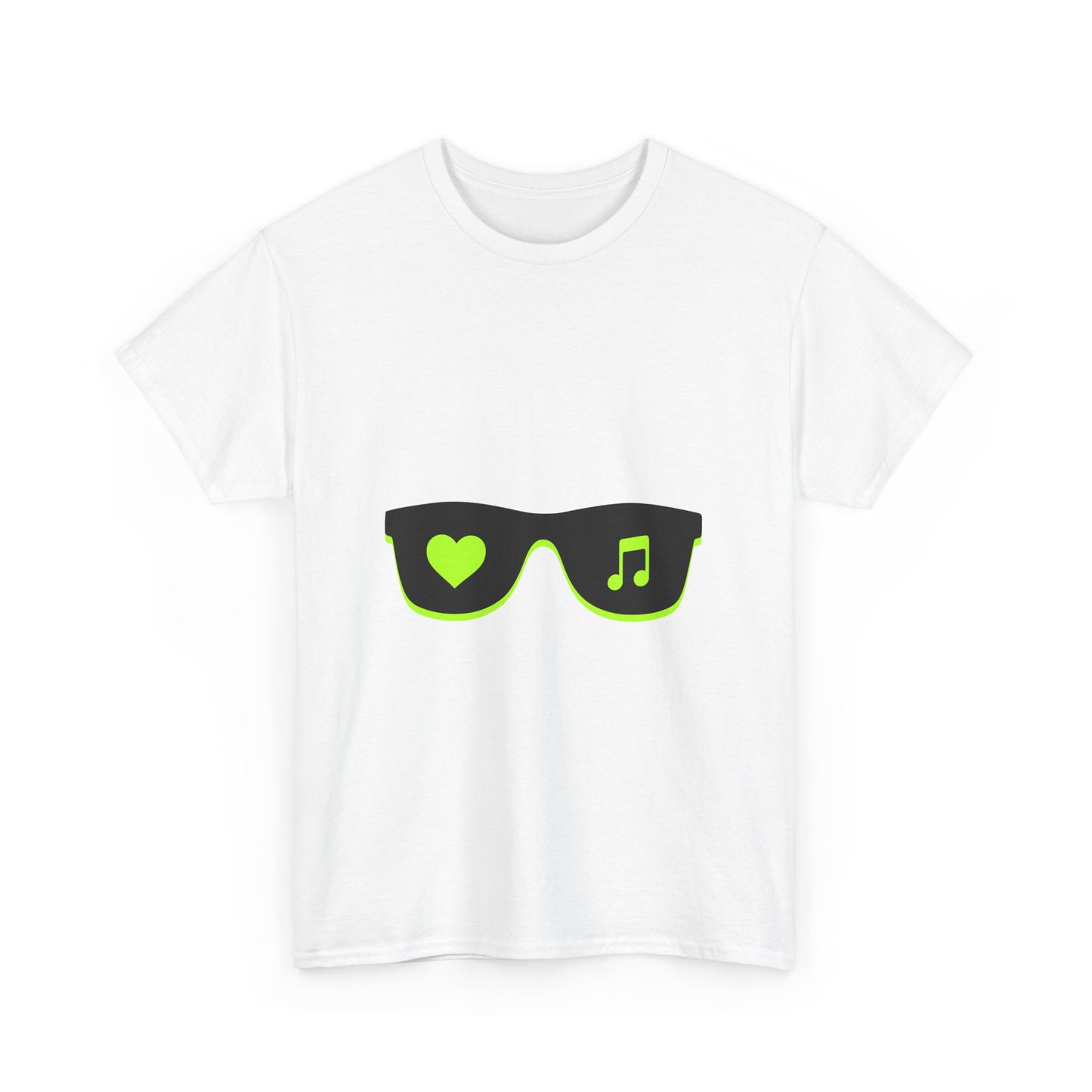 Neon Love Notes Unisex Heavy cotton tee